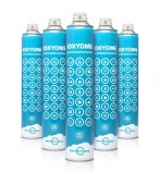 Кислородный баллончик "OXYOMi" (17 литров) для дыхания 5 шт - Концентраторы кислорода для дыхания, оборудование для приготовления кислородных коктейлей и ингредиенты